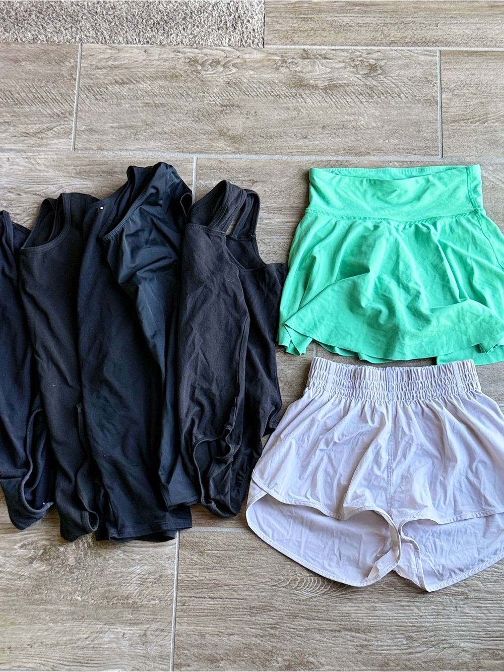 Black Leotard Bundle Girls Size 10/12
